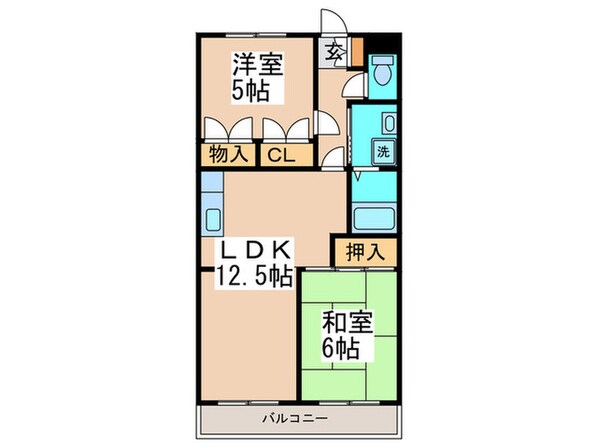 グリ－ンヒル森の物件間取画像